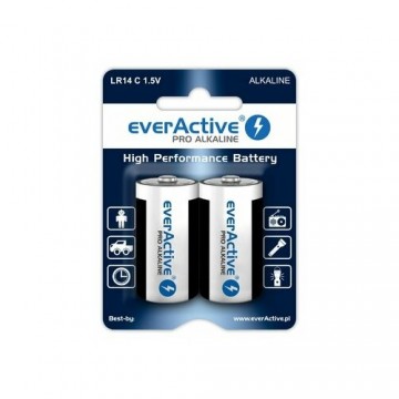 Alkaline batteries everActive Pro Alkaline LR14 C - blister card - 2 pieces