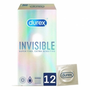 Prezervatīvi Durex Invissible Ø 5,2 cm (12 uds)