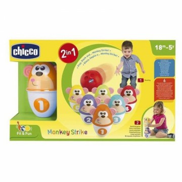 Bouling Spēle Monkey Strike Chicco (7 pcs)