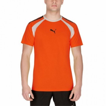 Футболка с коротким рукавом мужская Puma TeamLIGA Оранжевый