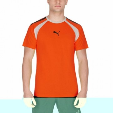 Men’s Short Sleeve T-Shirt Puma TeamLIGA Orange Men