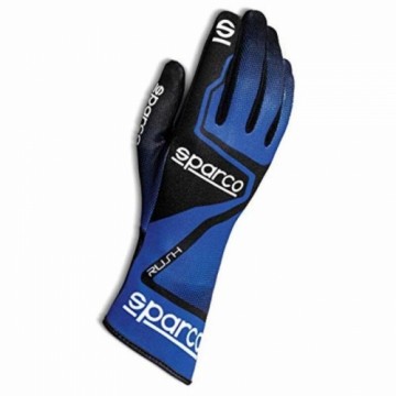 Men's Driving Gloves Sparco RUSH Zils 4 Izmērs0