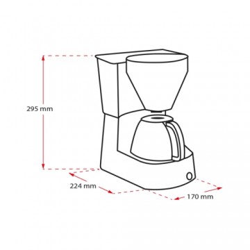 Melitta filter coffe EASY 1023-02 BK