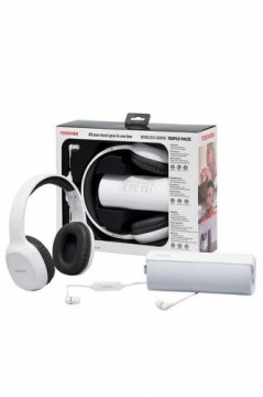 Toshiba  
         
       Wireless Audio Triple Pack HSP-3P19 white