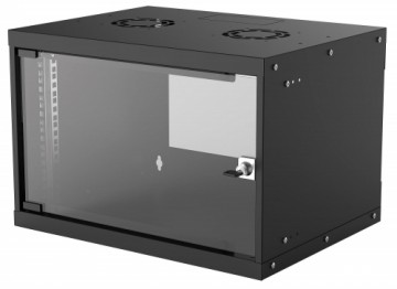 Ic Intracom INT 19i Wallmount Cabinet 6U D:40cm blac