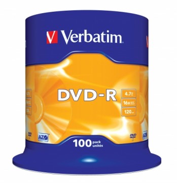 VERBATIM 100x DVD-R 4.7GB 16x SP