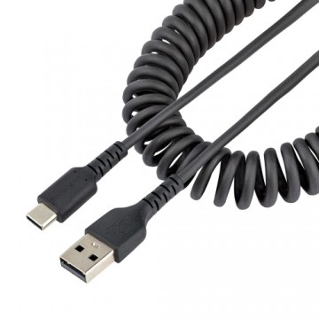 USB A uz USB C Kabelis Startech R2ACC-50C-USB-CABLE Melns 50 cm