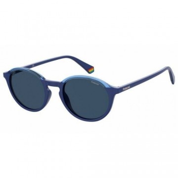 Unisex Saulesbrilles Polaroid PLD6125S-PJP Zils