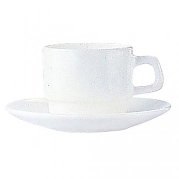 Mug Arcoroc Restaurant White Glass 6 Units (25 cl)