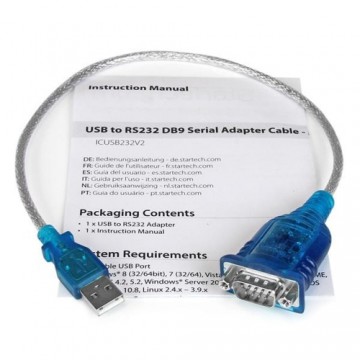 USB uz RS232 Adapteris Startech ICUSB232V2           Pelēks