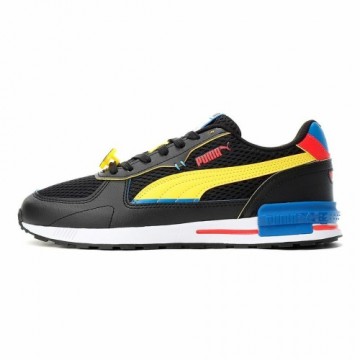 Детские спортивные кроссовки Puma Graviton SMILEYWORLD Jr Чёрный