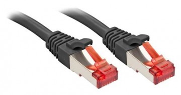 Lindy RJ-45/RJ-45 Cat6 10m networking cable Black S/FTP (S-STP)