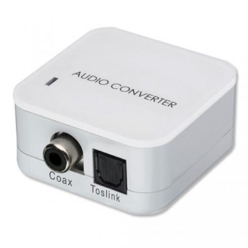 Lindy SPDIF Digital / Toslink Audio Converter RCA White