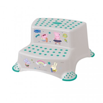 KEEEPER double step stool Peppa Pig Soft Gray