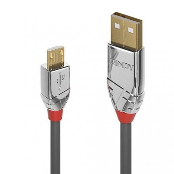 Lindy 36653 USB cable 3 m USB 2.0 USB A Micro-USB B Grey