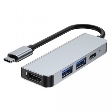 Tech-protect Tech-Protech V2 Type-C Multiport Hub 4in1 USB / HDMI / PD