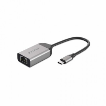 Адаптер USB C на сеть RJ45 Hyper HD425B Серебряный