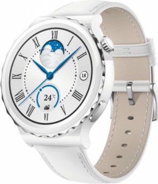 Huawei  
         
       Watch GT 3 Pro Leather Strap 
     White