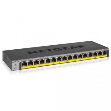 Переключатель Netgear GS116LP-100EUS Чёрный RJ-45 x 16