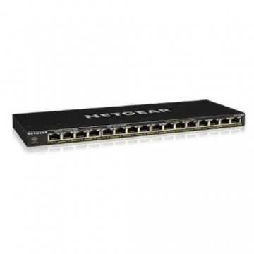 Slēdzis Netgear GS316P-100EUS RJ-45x16 Melns