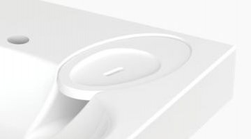 PAA CLARO DEIZTCLA/00 Glossy White Soap dish