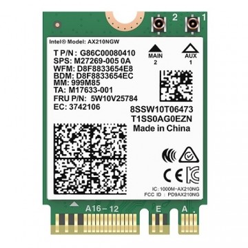 Comfast Wi-Fi 6E and Bluetooth M.2 Adapter, 3000Mbps, 2.4GHz, 5GHz, 6GHz