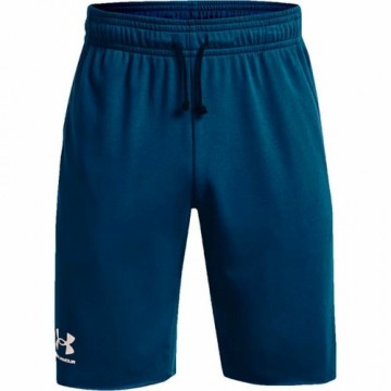 Men's Sports Shorts Under Armour Rival Terry Blue