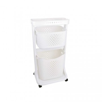 Kipit Clothes Trolley Balts polipropilēns (33 x 81 x 44 cm)