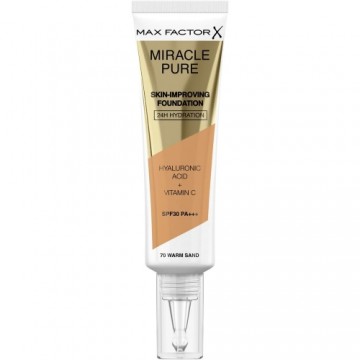 Šķidrā Grima Bāze Max Factor Miracle Pure 70-warm sand SPF 30 (30 ml)