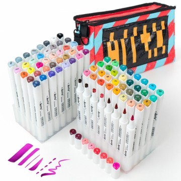 Double-sided Marker Pens ARRTX Oros, 80 Colours