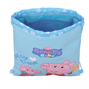 Сумка-рюкзак на веревках Peppa Pig Baby (26 x 34 x 1 cm)