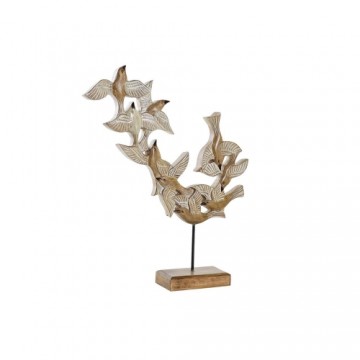 Decorative Figure DKD Home Decor Beige Iron Birds (49 x 11,5 x 63 cm)