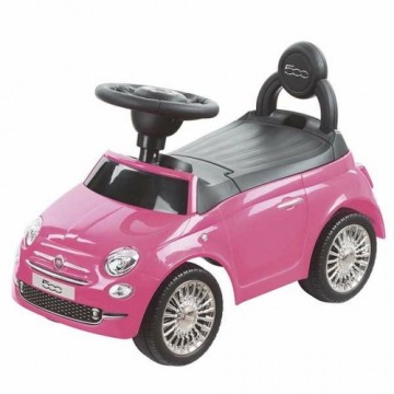 Bigbuy Fun Trīsriteņi RIDE ON CAR FIAT 500 PINK