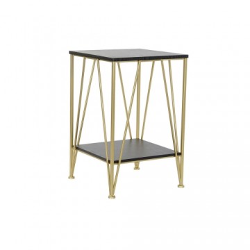 Mazs galdiņš DKD Home Decor Melns Bronza Metāls Koks (41 x 41 x 63,5 cm)
