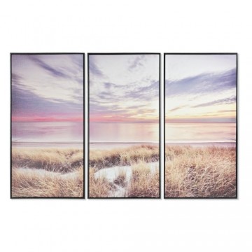 3 attēlu komplekts DKD Home Decor Vidusjūra (120 x 2,8 x 80 cm) (3 pcs) (2 gb.)