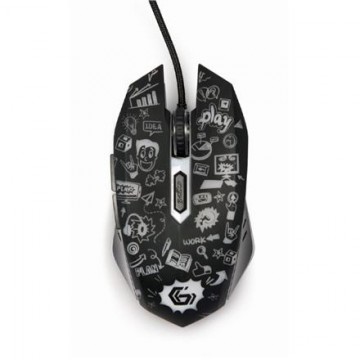 Gembird Optical LED mouse MUS-6B-GRAFIX-01 Black