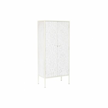 Cupboard DKD Home Decor   Fir MDF Wood White 60 x 34 x 138 cm