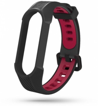 Tech-Protect ремешок для часов Armour Xiaomi Mi Band 5/6/7, черный/красный