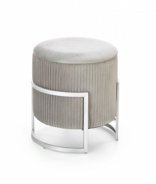 Halmar CRICKET pouffe color: light grey