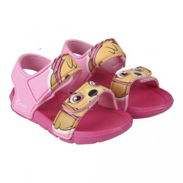 Pludmales sandales The Paw Patrol Rozā