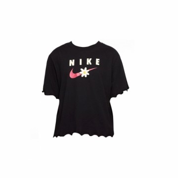 Child's Short Sleeve T-Shirt TEE ENERGY BOXY FRILLY  Nike DO1351 Black