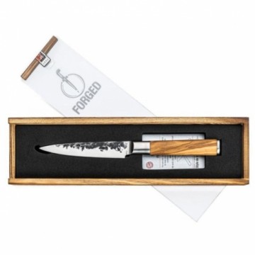 Japoniško plieno peilis STYLE DE VIE Olive Forged, Utility, 12,5 cm (universalus)