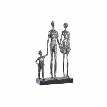 Декоративная фигура DKD Home Decor Серебристый Чёрный Смола современный Семья (26 x 11,5 x 41,5 cm)