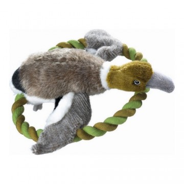 Cuddly toy for dogs Hunter Wildlife Train С веревкой утка (26 cm)