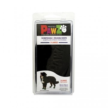 Boots Pawz Dog 12 Units Black Size XL