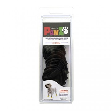 Boots Pawz Dog 12 Units Black Size XXS