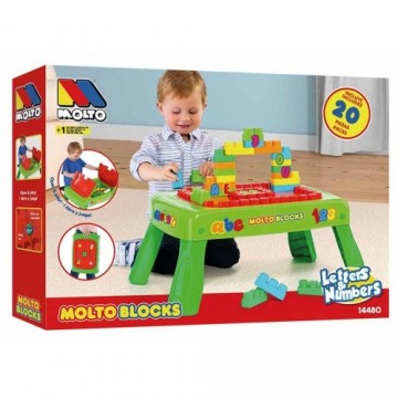 Interactive Toy Moltó Blocks Desk 65 x 28 cm