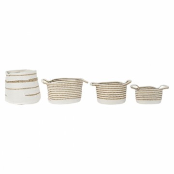 Basket set DKD Home Decor 36 x 36 x 34 cm Boho (4 Pieces)