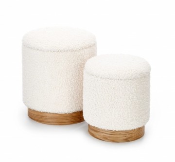 Halmar CANCUN set of two color: cream / natural