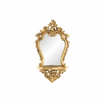 Sienas spogulis DKD Home Decor spogulis Bronza Sveķi (38 x 13 x 68 cm)